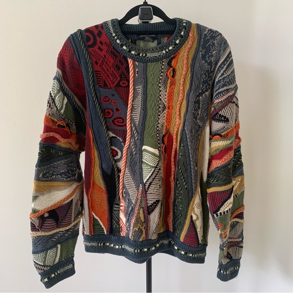 Vintage Cotton Traders Coogi Style Men’s Sweater Size M - Picture 1 of 9